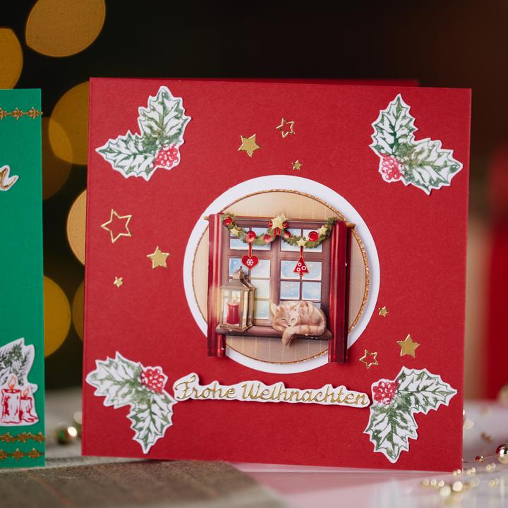 Produktbild VBS Reliefsticker-Set "Frohe Weihnachten"