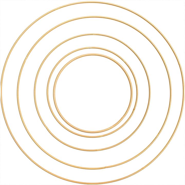 Actual product image Rico Design Metal ring 10 cm gold 1 piece