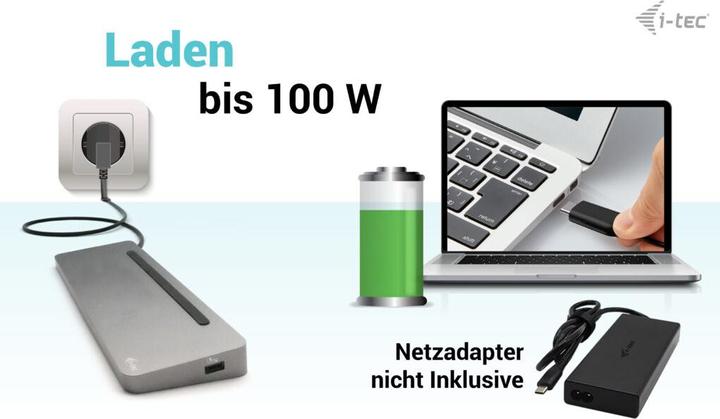 Produktbild i-tec USB-C Metal Ergonomic (USB-C, 11 Ports)
