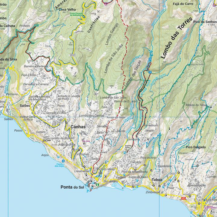 Actual product image Madeira, Hiking and Leisure Map 1:30.000, freytag & berndt