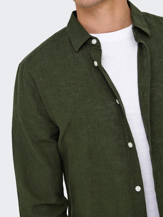 Produktbild Only & Sons Onscaiden Life Ls Solid Linen Shirt Noos (XL)