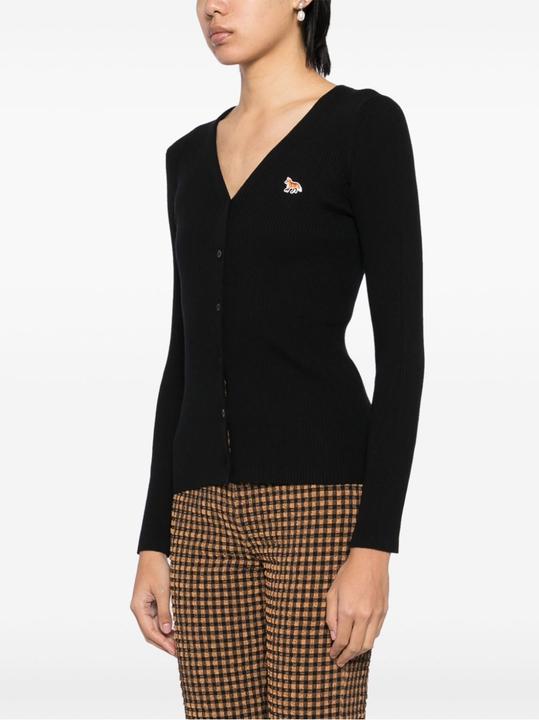 Image du produit Maison Kitsune Bébé Fox Patch Fine Ribbed Cardigan (L)