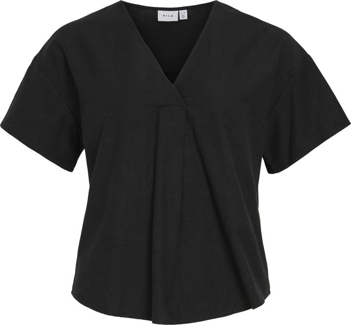 Actual product image Vila V-neck top with short sleeves (34)