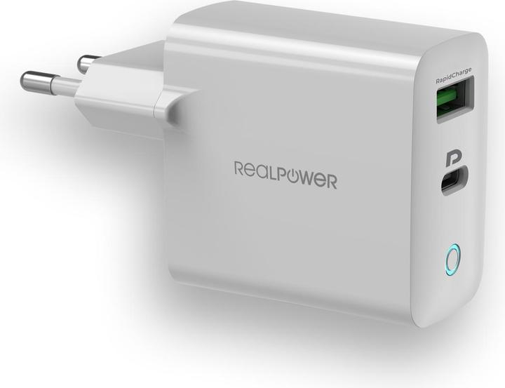 Actual product image RealPower Powerbank PB-20000 PD Pro + 65 Watt USB C Charge (20000 mAh, 100 W, 72 Wh)