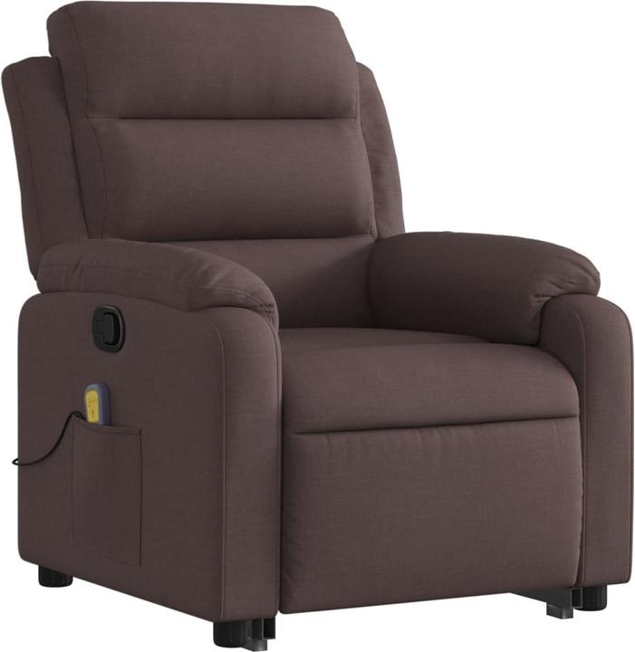 Actual product image VidaXL Massage chair with stand-up aid fabric