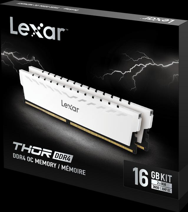 Actual product image Lexar Thor (2 x 16GB, 3600 MHz, DDR4-RAM, U-DIMM)