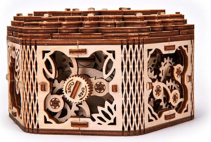 Actual product image Wood Trick Mystery Flower Jewellery Box