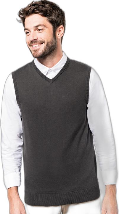 Produktbild Kariban Pullover mit V-Ausschnitt ohne Ärmel (4XL)