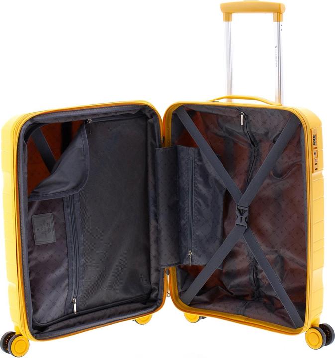 Produktbild Wüsthof 3800 4 Rollen Kabinentrolley 55 cm mit Dehnfalte (36 l, Handgepäck (bis 50l))