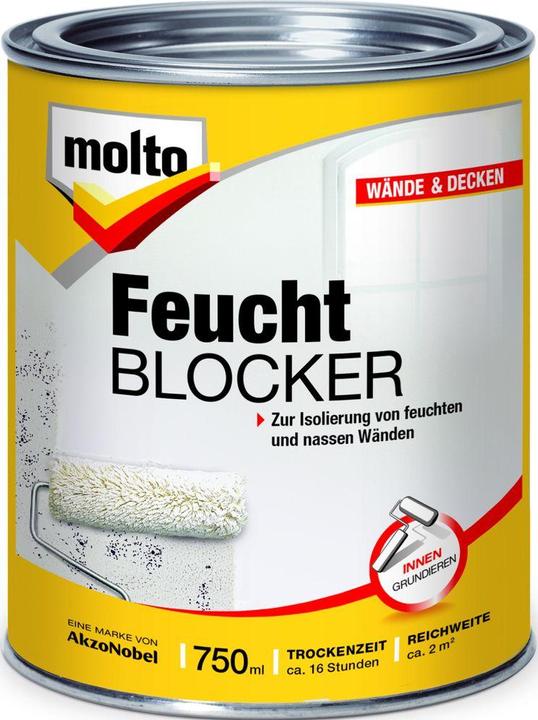 Actual product image Molto Moisture Blocker (Mat white, 0.75 l)