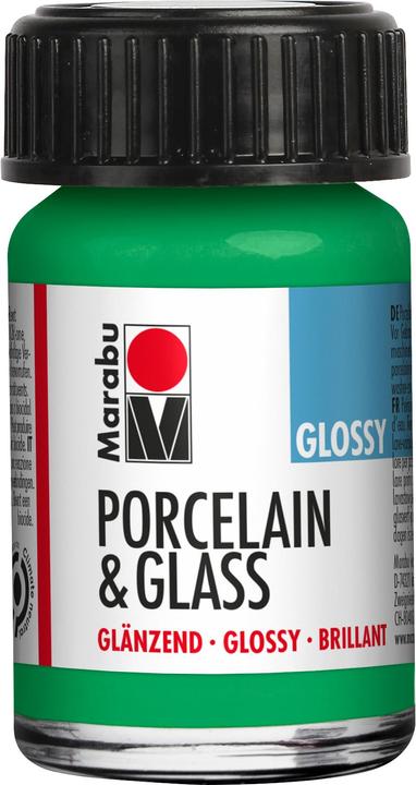 Marabu Peinture pour verre et porcelaine 158 Pomme, 15 ml (Pomme, 15 ml)