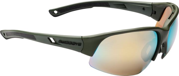 Produktbild Swiss Eye Tilton Halfrim (green matt-black brown gold, Matt Schwarz)