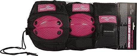 Image du produit Van Manen Veenendaal Van Manen Skater Set de sécurité taille M 6pcs rose/noir (M, Coudes, Genouillère, 6 pièces)