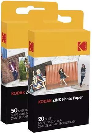 Actual product image Kodak Instant film 2x3 (Mint, snap, Snap touch, Printomatic, Mini 2, M230)