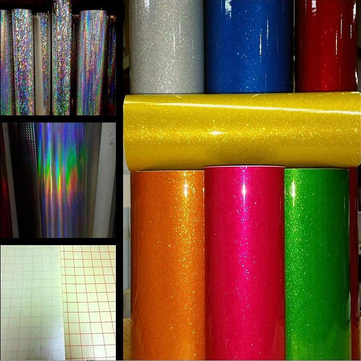 Actual product image Silhouette Vinyl glitter