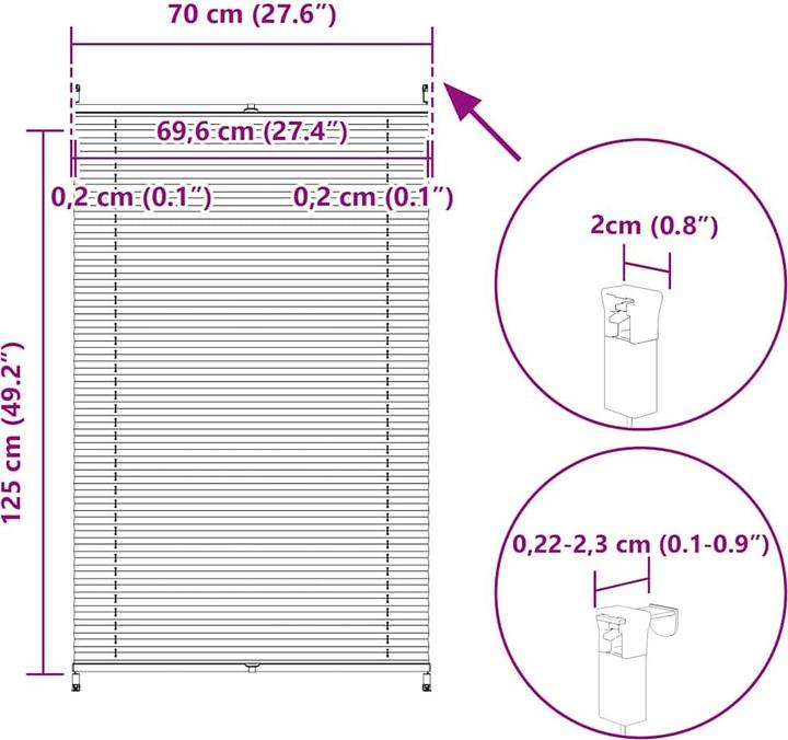 Image du produit VidaXL Rollo (70 x 125 cm)