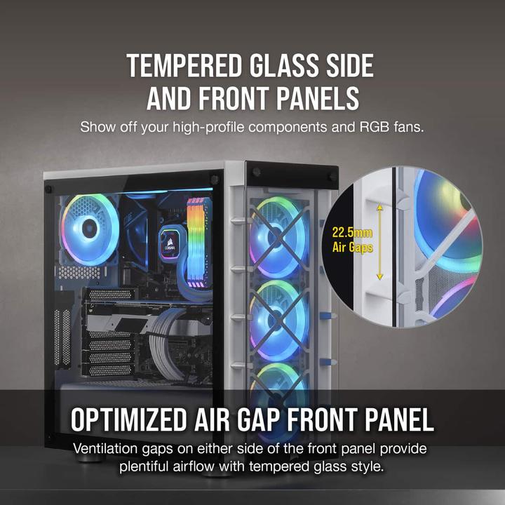 Produktbild Corsair iCUE 465X RGB (mATX, Mini-ITX, ATX)