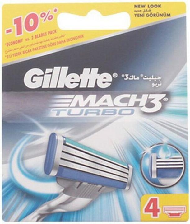 Produktbild Gillette Mach3 Turbo (4 x)