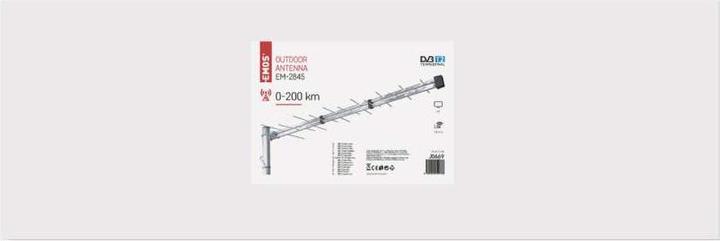 Immagine prodotto Emos Antenna da esterno EM-2845, PROFI, 0-200 km, DVB-T2, filtro LTE/4G (DVB-T / -T2)
