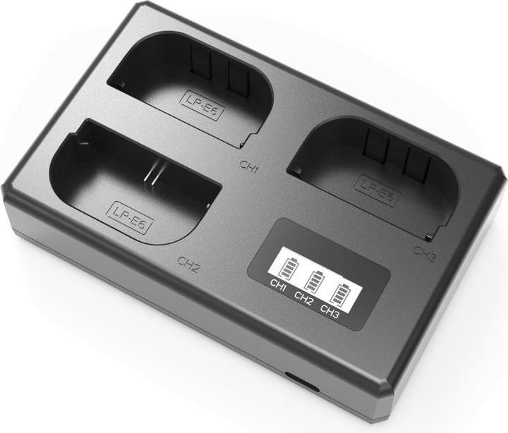 Actual product image Acconic Triple Charger Triple Charger for Nikon EN-EL14 1D3100 D3200 D5100 D5200 P7000 P7700 P7800 incl. (1 pcs.)