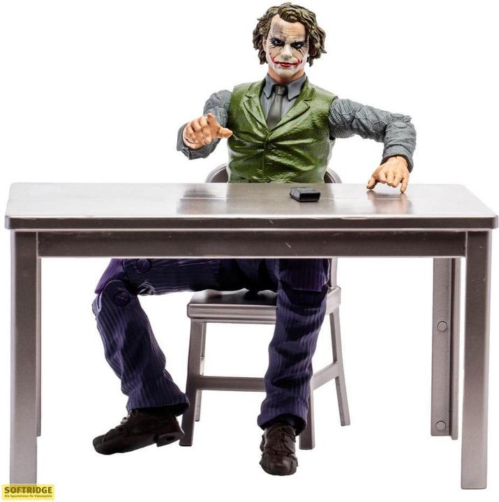 Actual product image McFarlane DC Multiverse Action Figure The Joker (Jail Cell Variant) (The Dark Knight) (Gold Label) 18 cm