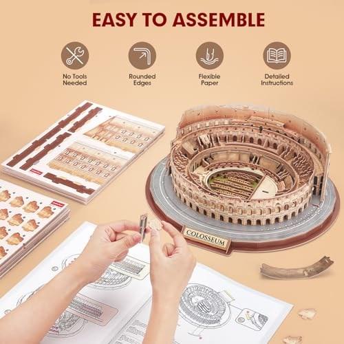 Image du produit Dante Puzzle 3D Rome Colisée 163el MC279H Cubique amusant (163 pièces)