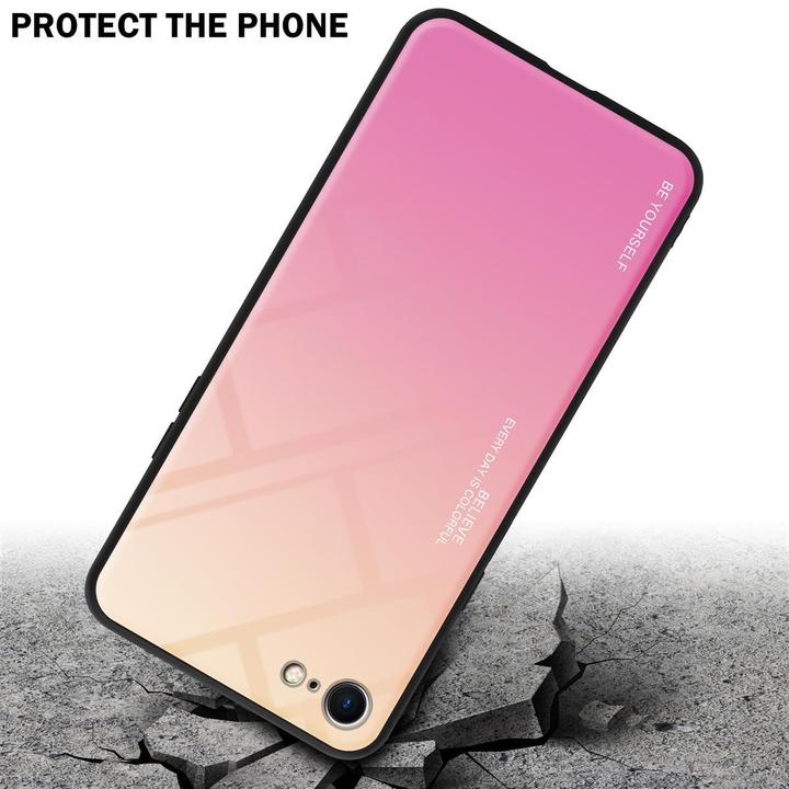 Image du produit Cadorabo Couverture en verre TPU 2 couleurs (Apple iPhone 7, Apple iPhone SE (2ème génération))