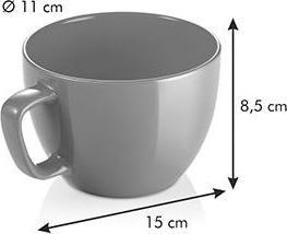 Actual product image Tescoma Large Mug. Grey "Crema Shine (144 ml, 1 x)