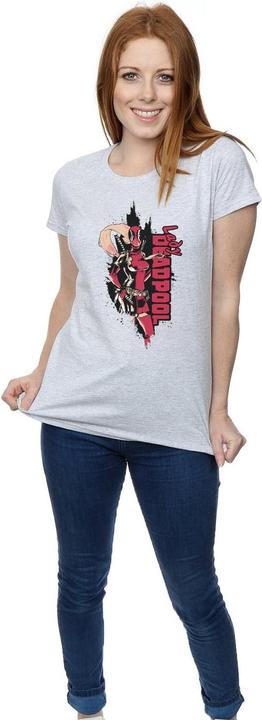 Actual product image Womens/Ladies Deadpool Lady Deadpool Cotton T-Shirt (XL)
