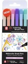 Immagine prodotto Sakura Set di pennelli da colorare Koi Sweets | 6 colori (6 colori, 6 x)