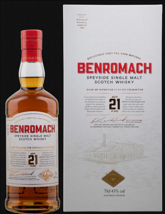 Immagine prodotto Benromach 21 anni (Single Malt, Whisky scozzese)