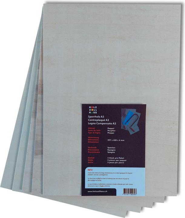 Produktbild Holz Zollhaus Sperrholzplatten