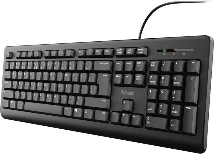 Trust Primo Tastatur USB QWERTY US Englisch Schwarz (US, Kabelgebunden)