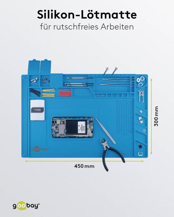 Actual product image Goobay Silicone soldering mat (Storage)