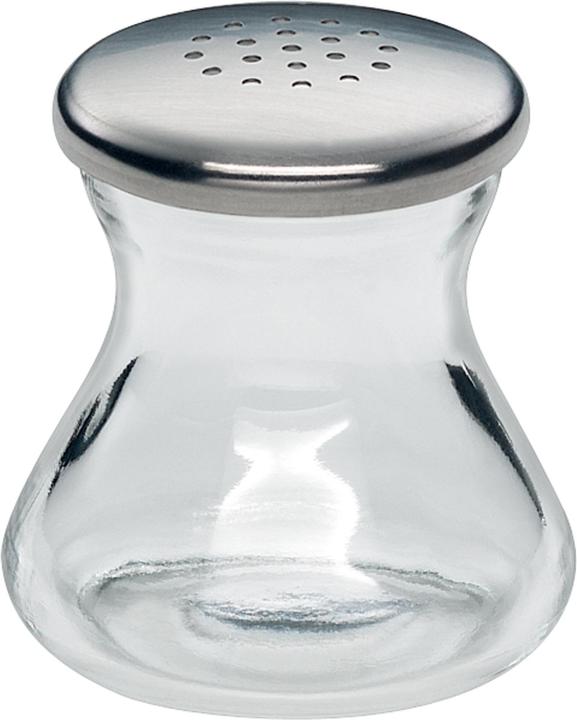 WMF Salzstreuer 4,5cm Max & Moritz Glasbehälter Wagenfeld Edelstahl matt (Salz)