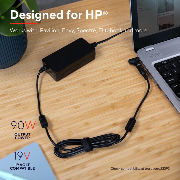 Produktbild Trust Netzteil 90 W Maxo für HP Notebooks (90 W)
