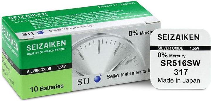Produktbild Seiko 317 / SR516SW - 10 Knopfzellen (10 Stk., 12.50 mAh)