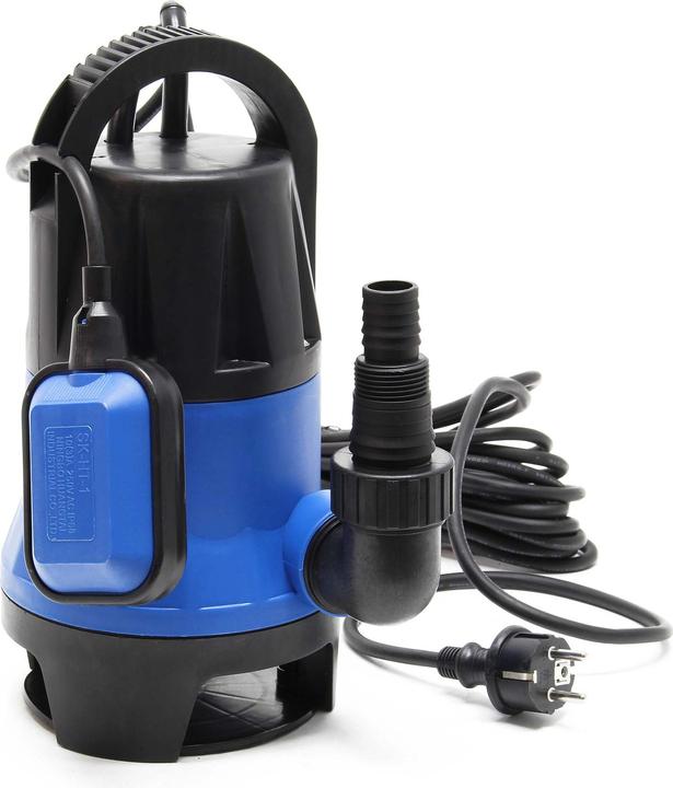 Produktbild Wiltec Schmutzwasserpumpe 900 W 14000 l/h Tauchpumpe Gartenpumpe Brunnenpumpe Pumpe (Schmutzwasserpumpe)