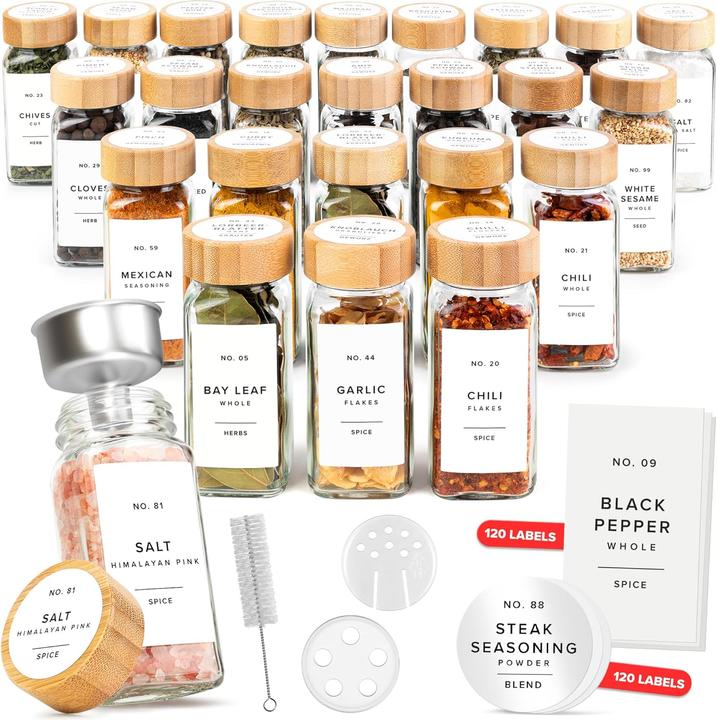 Actual product image Edelhaus EH-SJB-WH Spice jar set
