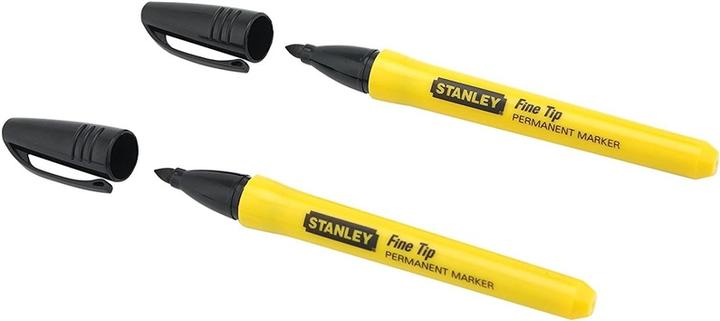 Image du produit Stanley Marqueur permanent à pointe fine () (Noir, 20 mm, 2 x)
