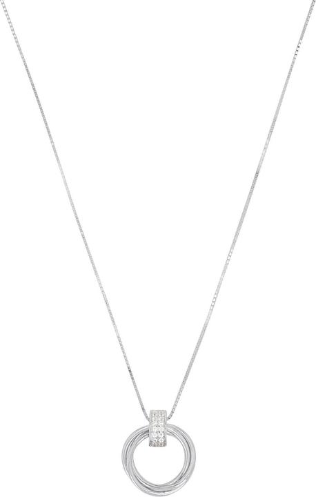 Immagine prodotto Amor Halsschmuck für Damen, 925 Sterling Silber, Zirkonia synth. (Argento 925)