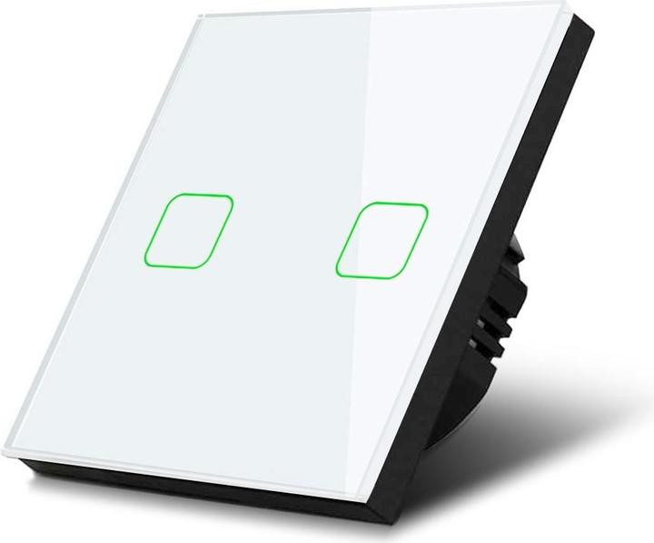 Produktbild Maclean Touch Wechselschalter Lichtschalter Kreuzschalter Wandschalter Treppenschalter mit Farbwechsel LED H