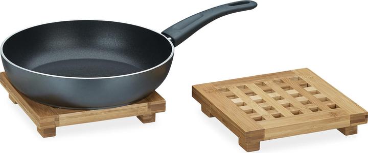Produktbild Relaxdays Untersetzer Set (2 x, Pfannenuntersetzer)