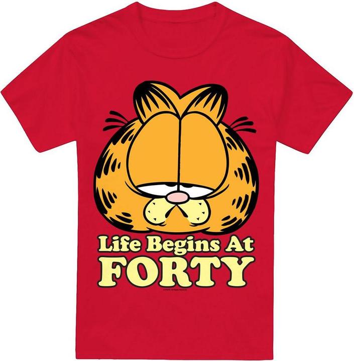 Garfield Life Begins At Forty TShirt (3XL)