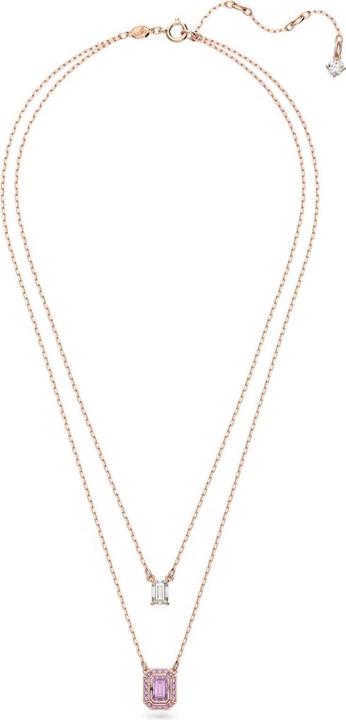 Produktbild Swarovski Millenia Halskette Violett Rosé (Swarovski Metall, 41 cm)