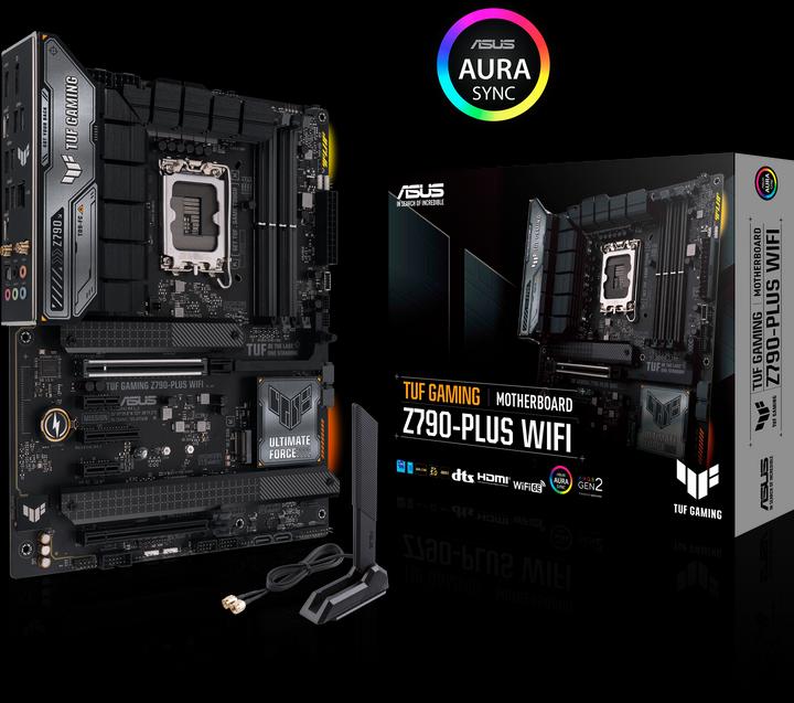 Immagine prodotto ASUS MB TUF GAMING Z790-PLUS WIFI (Intel,1700,DDR5,ATX) (LGA 1700, Intel Z790, ATX)