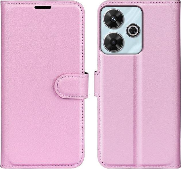 Actual product image MU Classic Litchi Leather Bookcover Series (Xiaomi Redmi 13C 5G, Xiaomi Redmi Note 13 4G)