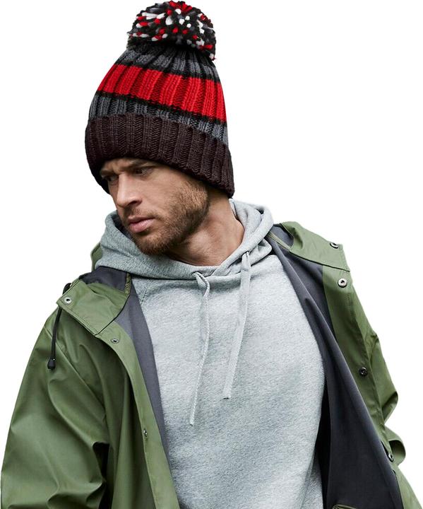 Immagine prodotto Beechfield Hygge con cappello a strisce (Taglia unica)