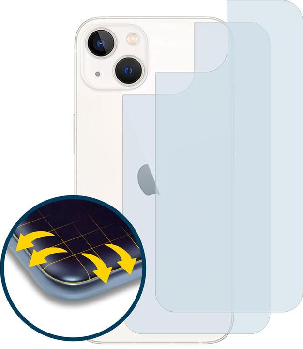 Actual product image BROTECT Full-Cover Protector (2 Piece, Apple iPhone 13)