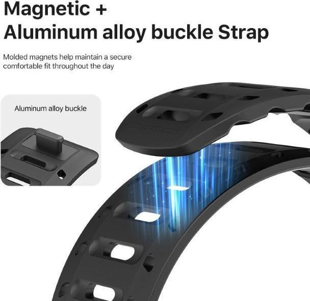 Produktbild Dux Ducis CS Armband (49 mm, 45 mm, 46 mm, 44 mm, 42 mm, Magneten, Silikon, Aluminium, Apple Watch Series 5, Apple Watch Series 4, Apple Watch Series 3, Apple Watch Ultra 2, Apple Watch SE (2022/2023), Apple Watch Series 6, Apple Watch Ultra, Apple Watch Series 10, Apple Watch SE, Apple Watch Series 8)